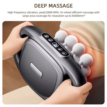 16-Head Fascia Gun – High-Frequency Vibration Massager