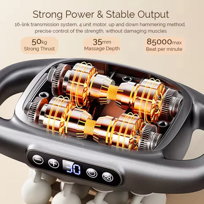 16-Head Fascia Gun – High-Frequency Vibration Massager