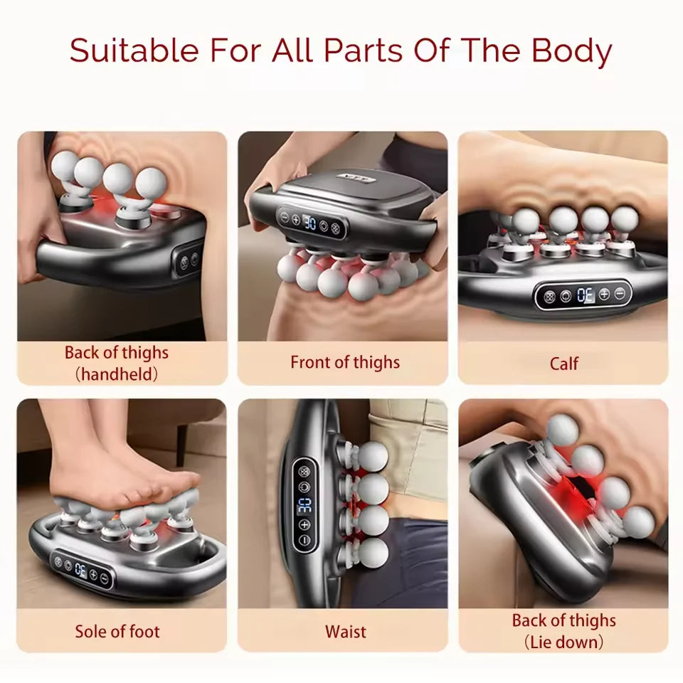 16-Head Fascia Gun – High-Frequency Vibration Massager